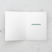 Lucky To Love You Custom Name St. Patrick’s Day Kaart (Binnen)