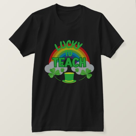 Lucky to Teach – St. Patrick’s Day Teacher T-Shirt (Design voorkant)