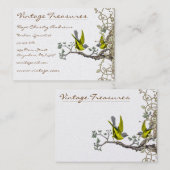 Lucky Tortelduifjes Swirl Design Visitekaartje (Voorkant / Achterkant)