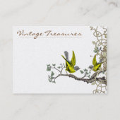 Lucky Tortelduifjes Swirl Design Visitekaartje (Achterkant)