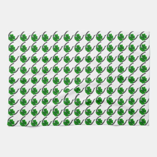 Lucky Towels St. Patrick's Tea Towels Customize Theedoek (Horizontaal)