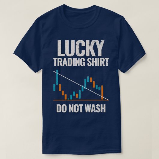 Lucky Trading Stock Trading Capitalist Funny Gift T-shirt (Design voorkant)