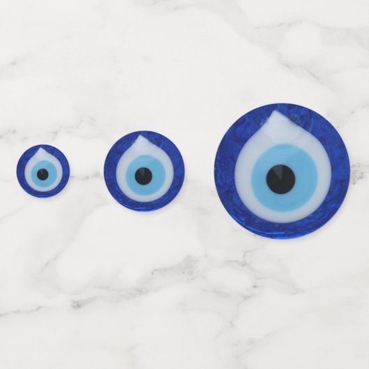 Lucky Turkey Nazar Amulet against Evil Eye Confetti (Achterkanten)