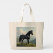 Lucky Unicorn Grote Tote Bag (Achterkant)