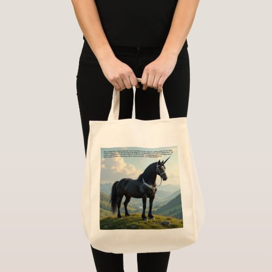 Lucky Unicorn Tote Bag (Voorkant (product))