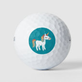 Lucky Unicorn - Wees de eenhoorn Golfballen (Voorkant)