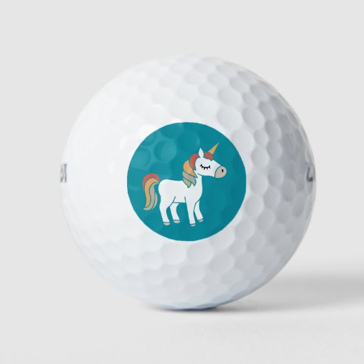 Lucky Unicorn - Wees de eenhoorn Golfballen (Voorkant)