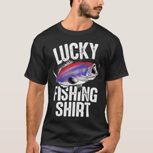 Lucky US Grouper Visserij Shirt (Voorkant)