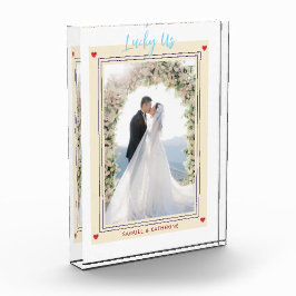 Lucky Us Romantische Trouwdag Fotoblokken