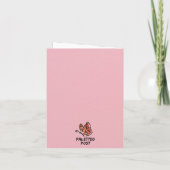 Lucky Valentine's Day Card Bedankkaart (Achterkant)