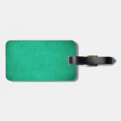 Lucky varken met vier bladklaver bagagelabel (Achterkant horizontaal)