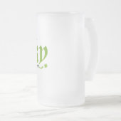 Lucky verliefd op een M A R I E Matglas Bierpul (Voorkant rechts)