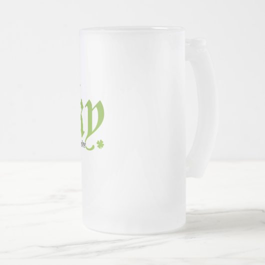 Lucky verliefd op een M A R I E Matglas Bierpul (Voorkant rechts)