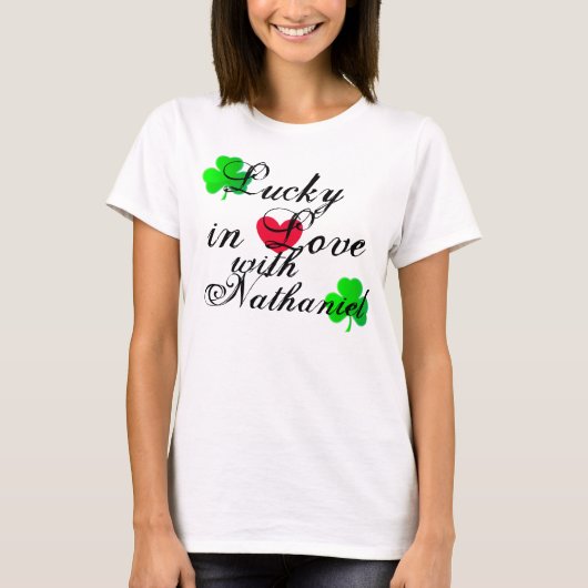 Lucky verliefd t-shirt (Voorkant)