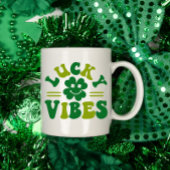 Lucky Vibes Four Leaf Clover Koffiemok