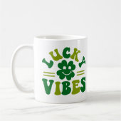 Lucky Vibes Four Leaf Clover Koffiemok (Links)