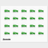 Lucky Vibes – Happy St. Patrick’s Day! 🍀✨ Ronde Sticker (Vel)