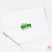Lucky Vibes – Happy St. Patrick’s Day! 🍀✨ Ronde Sticker (Envelop)