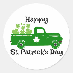 Lucky Vibes – Happy St. Patrick’s Day! 🍀✨ Ronde Sticker