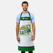 Lucky Vibes Iers Schort - Gepersonaliseerde St. Pa (Gedragen)