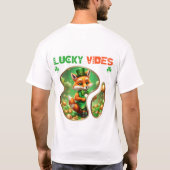 Lucky Vibes - Ierse pub Trivia nacht T-shirt (Achterkant)
