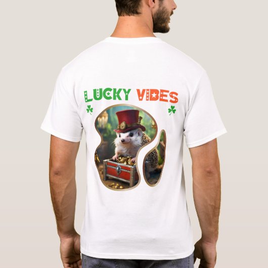 Lucky Vibes - Leprechaun's Scavenger Hunt T-shirt (Achterkant)