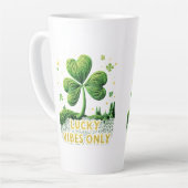Lucky Vibes Only Yarn Clover St. Patrick's Day Latte Mok (Linkerhoek)