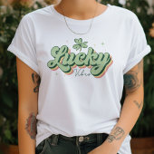 Lucky Vibes Shamrock St. Patrick's Day T-shirt