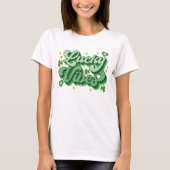 Lucky Vibes St Patrick's Day T-shirt (Voorkant)