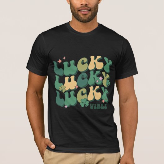 Lucky Vibes t-shirt (Voorkant)