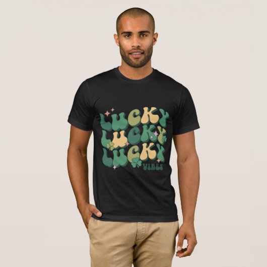Lucky Vibes t-shirt (Voorkant volledig)
