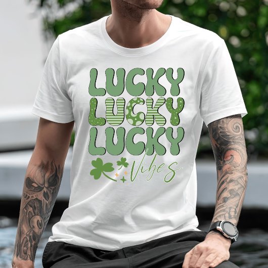 Lucky Vibes T-Shirt, St. Patrick's Day T-Shirt