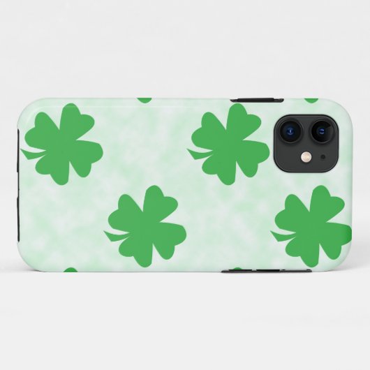 Lucky vier bladklavers Case-Mate iPhone case (Achterkant (horizontaal))