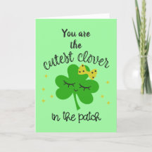 Lucky Vier Leaf Clover Happy St. Patricks Day
