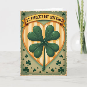 Lucky Vintage St. Patrick Dag Kaart