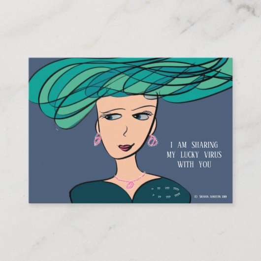 LUCKY VIRUS - AMBASSADOR-KAARTEN VISITEKAARTJE (Voorkant)