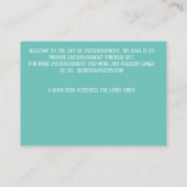 LUCKY VIRUS - AMBASSADOR-KAARTEN VISITEKAARTJE (Achterkant)