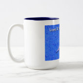 Lucky Vissen Lure Tweekleurige Koffiemok (Links)