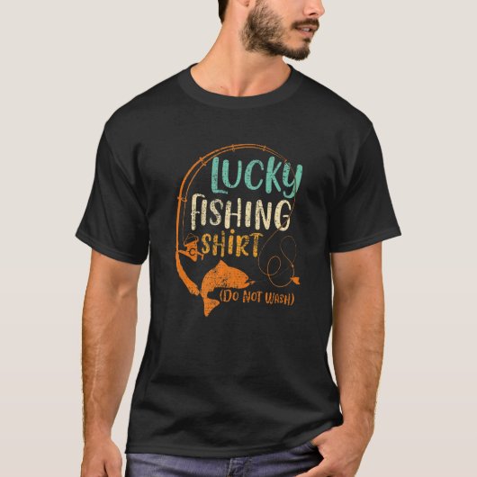 Lucky Vist Shirt wast geen Funny Fisherman Jo (Voorkant)
