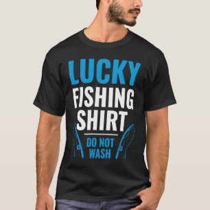 Lucky Vist voor visjager en visser 23 T-shirt