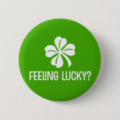 Lucky voelen? ronde button 5,7 cm (Voorkant)