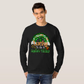 Lucky voor dagleraar Shamrock Rainbow Patri T-shirt (Voorkant volledig)