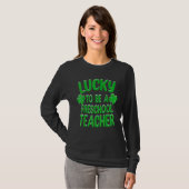 Lucky voor schoolleraar St Patrick Day T-shirt (Voorkant volledig)