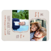 Lucky voor You Papa 2 Photo Magnet Magneet (Horizontaal)