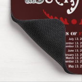 Lucky Vrijdag de 13e Donkere Mousepad Muismat (Hoek)