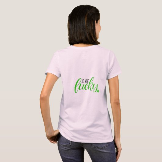 Lucky Vrouwen Basic T-Shirt (Achterkant volledig)