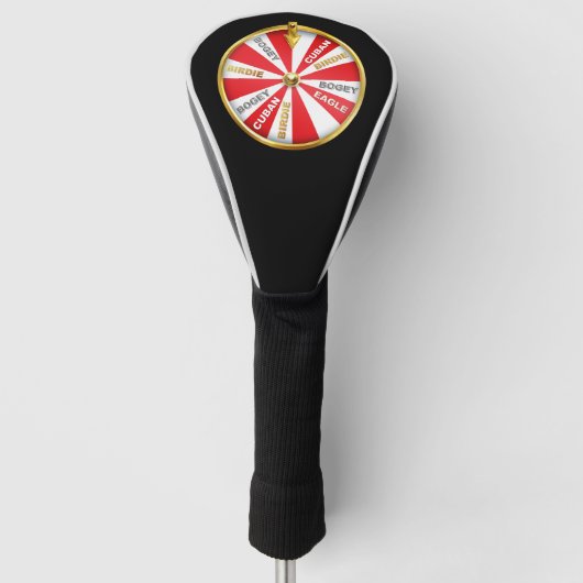 Lucky Wheel Golf Driver Head-Hoesje Golfheadcover (Voorkant)