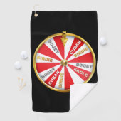 Lucky Wheel Golf Towel Golfhanddoek (Insitu)