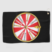 Lucky Wheel Golf Towel Golfhanddoek (Horizontaal)