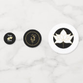 Lucky White Thaise Olifant gepersonaliseerd Confetti (Voorkanten)